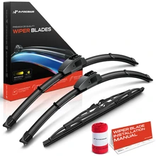 2008-2012 Jeep Liberty 3pc Beam Windshield Wiper Blades All Season, Quiet, Streak Free A-Premium APWB622