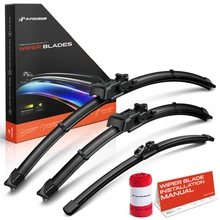 2016-2018 Lincoln MKX 3pc Beam Windshield Wiper Blades All Season, Quiet, Streak Free A-Premium APWB646