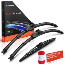 2002-2007 Saturn Vue 3pc Beam Windshield Wiper Blades All Season, Quiet, Streak Free A-Premium APWB727
