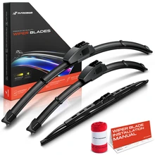 1993-2001 Subaru Impreza 3pc Beam Windshield Wiper Blades All Season, Quiet, Streak Free A-Premium APWB735