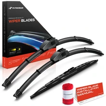 2000-2004 Subaru Outback 3pc Beam Windshield Wiper Blades All Season, Quiet, Streak Free A-Premium APWB736