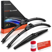 2010-2024 Toyota 4Runner 3pc Beam Windshield Wiper Blades All Season, Quiet, Streak Free A-Premium APWB754
