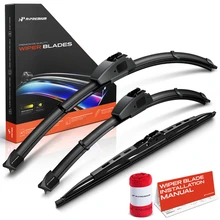 1998-2003 Toyota Sienna 3pc Beam Windshield Wiper Blades All Season, Quiet, Streak Free A-Premium APWB755