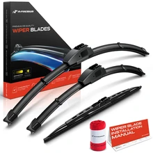 1996-2000 Toyota RAV4 3pc Beam Windshield Wiper Blades All Season, Quiet, Streak Free A-Premium APWB759