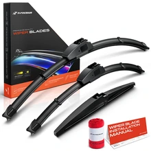 2022-2024 Toyota Corolla Cross 3pc Beam Windshield Wiper Blades All Season, Quiet, Streak Free A-Premium APWB770