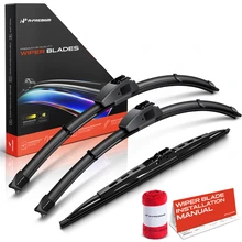 2000-2004 Volvo V40 3pc Beam Windshield Wiper Blades All Season, Quiet, Streak Free A-Premium APWB782