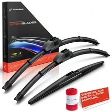 2003-2004 Volvo XC70 3pc Beam Windshield Wiper Blades All Season, Quiet, Streak Free A-Premium APWB775