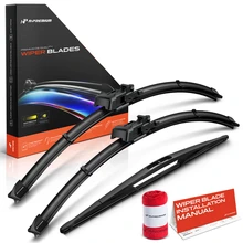 2005-2007 Volvo XC70 3pc Beam Windshield Wiper Blades All Season, Quiet, Streak Free A-Premium APWB785