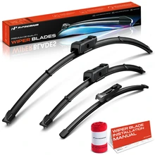 2021-2024 Volkswagen ID.4 3pc Beam Windshield Wiper Blades All Season, Quiet, Streak Free A-Premium APWB792