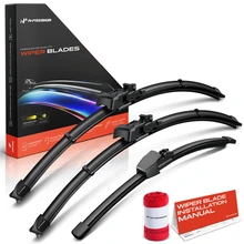 2011-2012 Volkswagen Jetta 3pc Beam Windshield Wiper Blades All Season, Quiet, Streak Free A-Premium APWB795