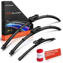 2018-2024 Volkswagen Atlas 3pc Beam Windshield Wiper Blades All Season, Quiet, Streak Free A-Premium APWB800