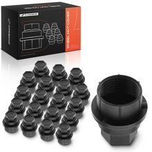 20 Pcs Black Wheel Nut Covers for 1992-2001 GMC Jimmy