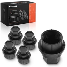 5 Pcs Black Wheel Nut Covers for 1991-1994 Chevrolet S10 Blazer