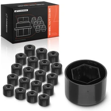 20 Pcs Black Wheel Nut Covers for 2001-2005 Volkswagen Passat