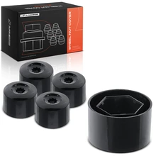 5 Pcs Black Wheel Nut Covers for 2000-2006 Volkswagen Jetta
