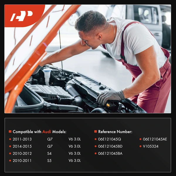 Engine Coolant Pipe for Audi Q7 2011-2015 S4 2010-2012 S5 2010-2011 V6 3.0L