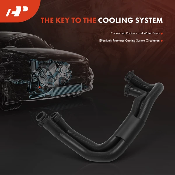 Coolant Hose for Porsche Cayenne 2011-2018 V6 3.6L V8 4.8L