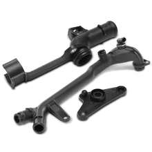 2 Pcs Engine Coolant Pipe for 2003-2005 Mercedes-Benz C230