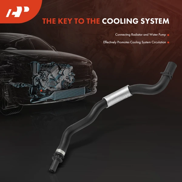 Inner Engine Water Coolant Pipe for Volvo V40 2014-2019 Hatchback Rubber