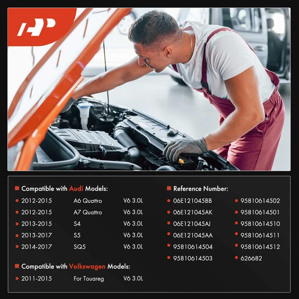 Engine Coolant Pipe for Audi A6 Quattro A7 Quattro S4 Volkswagen Touareg V6 3.0L