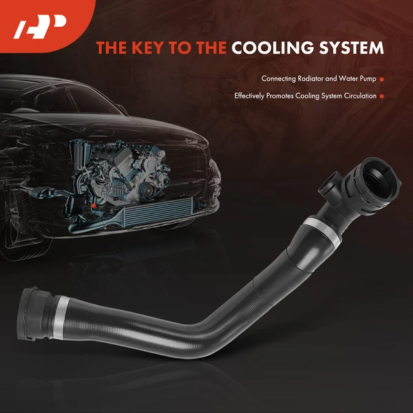 Coolant Bottom Hose for Porsche Cayenne 2010-2017 V6 3.0L DOHC