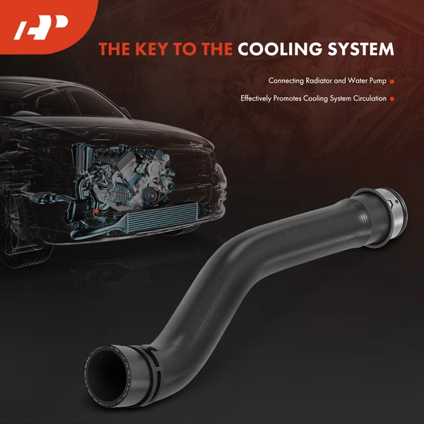 Passenger Coolant Hose for Porsche Panamera 2011-2016 V6 3.6L GAS DOHC