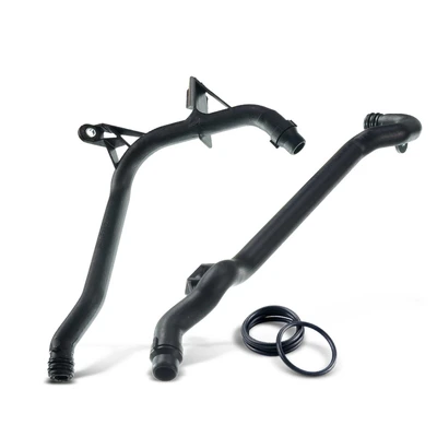 2 Pcs Engine Heater Inlet & Water Coolant Pipe