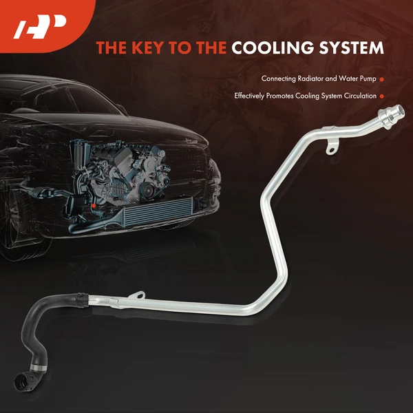 Upper - Tank To Pipe Coolant Hose for BMW X5 E70 2007-2010 3.0L Naturally Aspirated