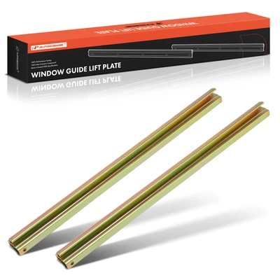 2 Pcs Front Window Glass Lift Plate
