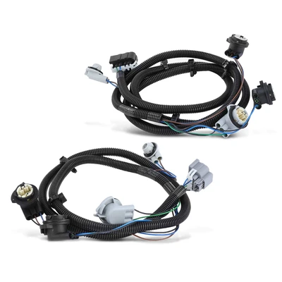 2 Pcs Rear Tail Light Wiring Harness
