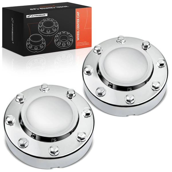 2 Pcs Front Wheel Center Cap for Ram 3500 2011-2018 with Dual Rear Wheel