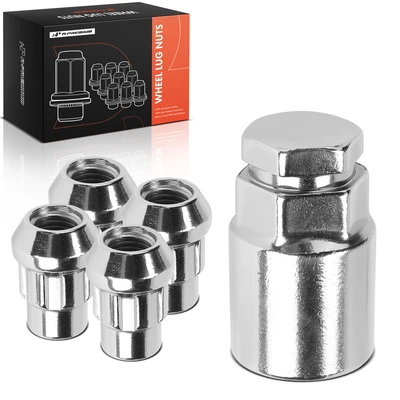 5 Pcs M12x1.5 Front & Rear Wheel Nuts