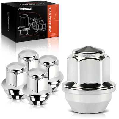5 Pcs Front or Rear M12-1.5 Wheel Lug Nut
