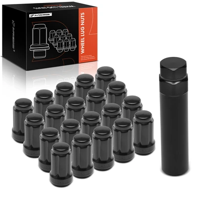 21 Pcs 1/2 in-20 Front & Rear Wheel Lug Nut
