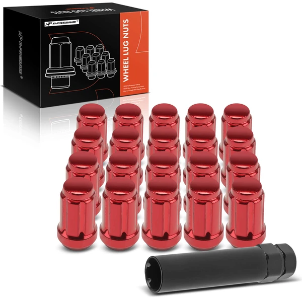 21 Pcs M12-1.5 Front & Rear Wheel Lug Nut for Honda Accord Civic Toyota Camry Acura