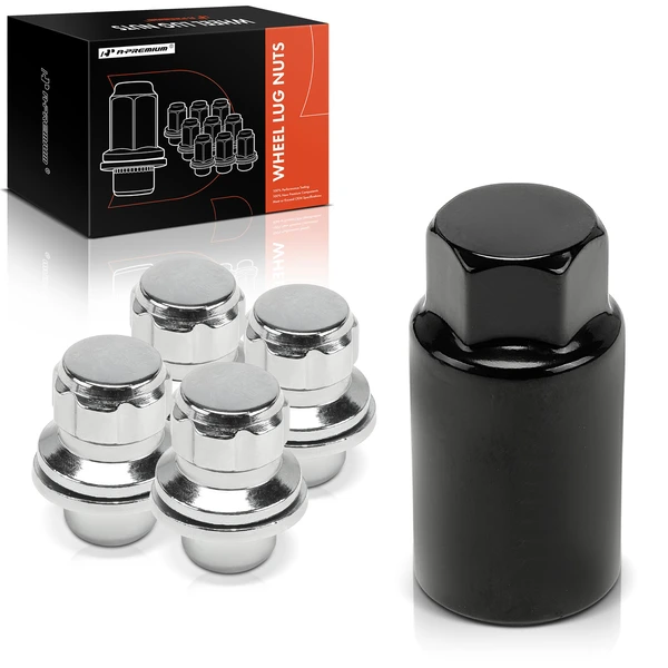 5 Pcs M12-1.5 Wheel Lug Nut for Toyota RAV4 Prius Tacoma Sienna Yaris Venza Tercel