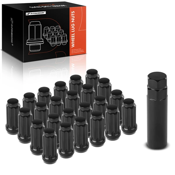 25 Pcs M14-1.5 Front & Rear Wheel Lug Nut for 1988-1999 Chevrolet K1500