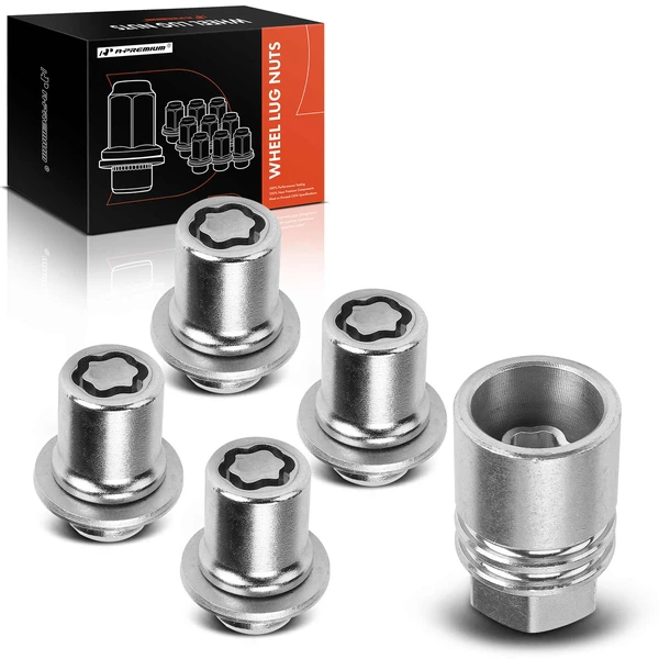 5 Pcs M12-1.5 Front or Rear Wheel Lug Nut for Toyota Camry 2002-2022 RAV4 Corolla