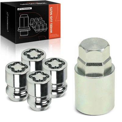 5 Pcs M12-1.5 Wheel Lug Nut
