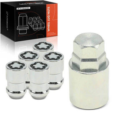 6 Pcs 1/2 inch-20 Front & Rear Wheel Lug Nut