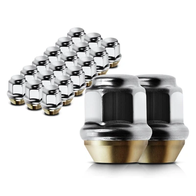 20 Pcs Front & Rear M12-1.5 Wheel Lug Nut