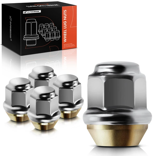 5 Pcs Front or Rear M12-1.5 Wheel Lug Nut for 1984-2007 Dodge Caravan