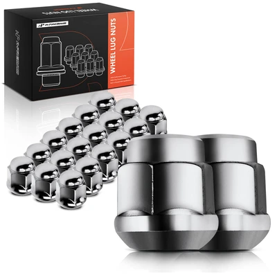 20 Pcs Front & Rear M12-1.5 Wheel Lug Nut