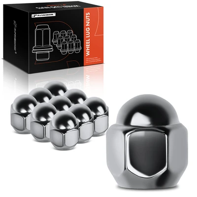 10 Pcs Front or Rear M12-1.25 Wheel Lug Nut
