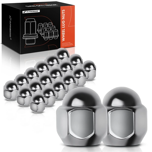 20 Pcs Front & Rear M12-1.25 Wheel Lug Nut for 1989-1991 Chevrolet Tracker