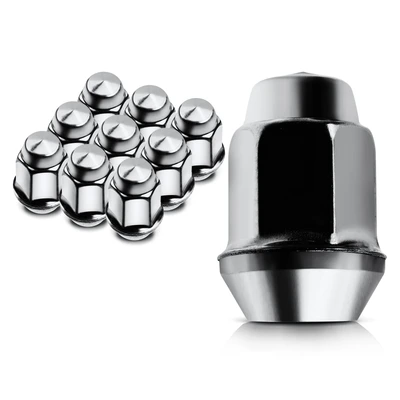 10 Pcs Front or Rear M12-1.5 Wheel Lug Nut
