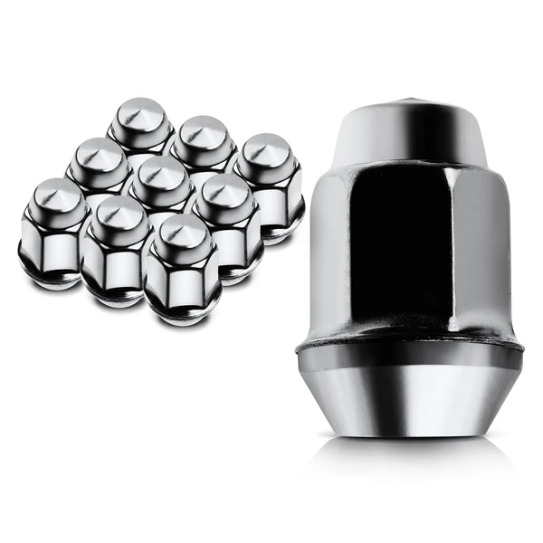 10 Pcs Front or Rear M12-1.5 Wheel Lug Nut for 2013-2018 Chevrolet Volt