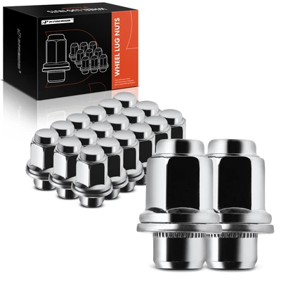 20 Pcs Front & Rear M12-1.5 Wheel Lug Nut