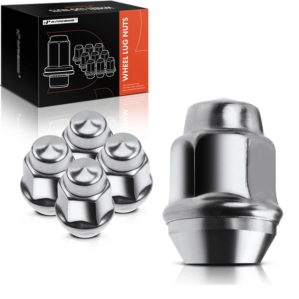 5 Pcs Front or Rear Wheel Lug Nut for 1988-1989 Dodge W100