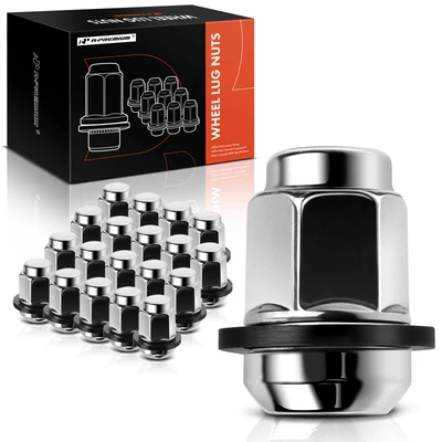 20 Pcs Front & Rear M12-1.5 Wheel Lug Nut